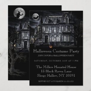 Invitación Halloween House Halloween Party