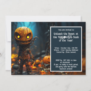 Invitación Halloween La Gala De Ghoul