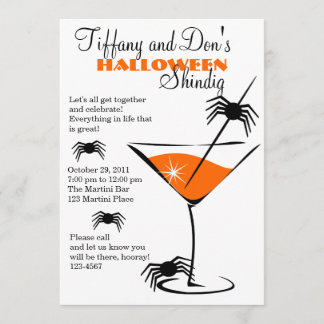 Invitación ¡Halloween Martini Shindig!