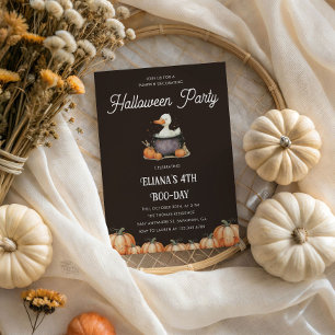 Invitación Halloween Niños de oca Aniversario Decoración de c