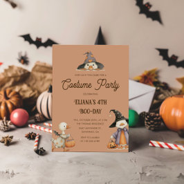 Invitación Halloween Niños de oca Fiesta de vestuario de cump