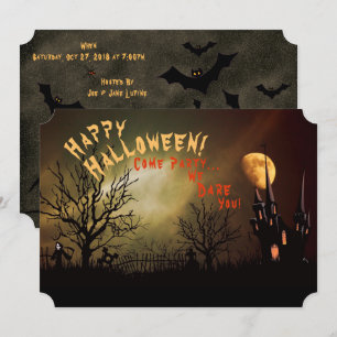 Invitación Halloween - Nos atrevemos