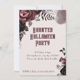 Invitación Halloween obsesionado por la bonito