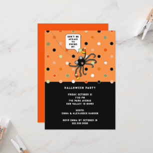 Invitación Halloween Octubre Open House
