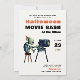 Invitación Halloween Office Fiesta Business Movie Bash Gremli