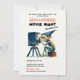 Invitación Halloween Office Fiesta Business Movie Gremlin