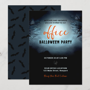 Invitación Halloween Office Fiesta Business Spooky Corporativ
