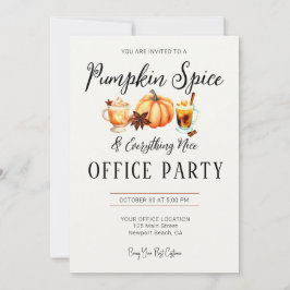 Invitación Halloween Office Fiesta de negocios Calabaza de es