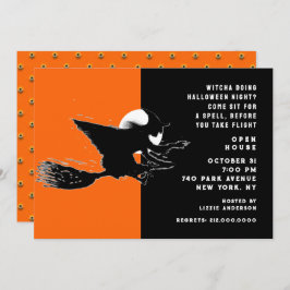 Invitación Halloween Open House Invitation