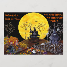 Halloween, parte, invitaciones, frecuentó,