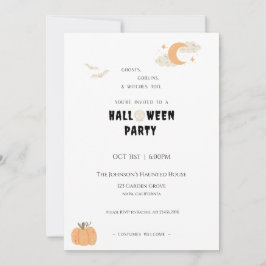 Invitación Halloween Party 