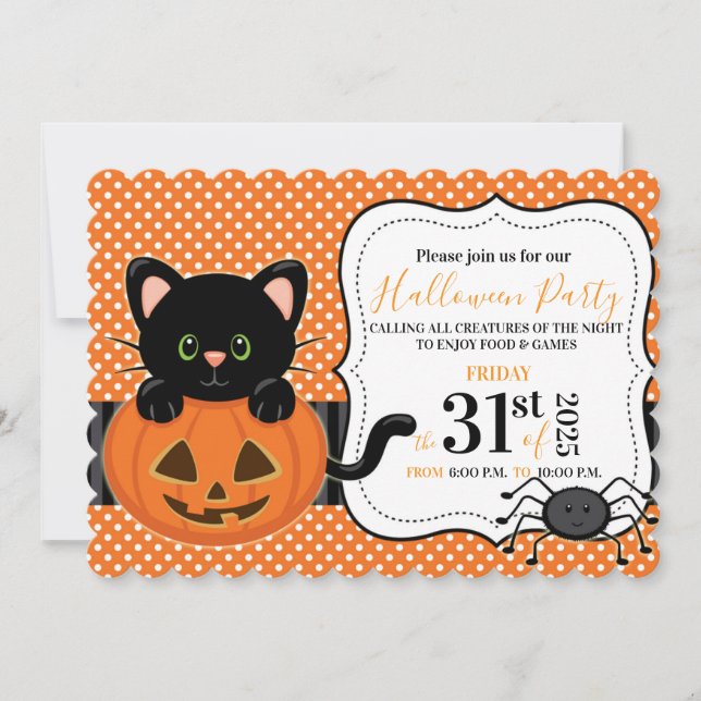 INVITACIÓN HALLOWEEN PARTY (Anverso)