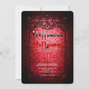 Invitación Halloween Party Gothic