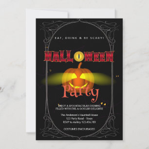 Invitación Halloween Party Gothic Spookkin