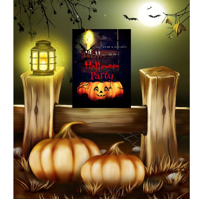 Invitación Halloween Party Gothic Spookkin (Subido por el creador)