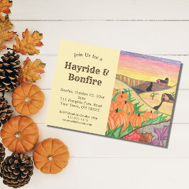 Invitación Halloween Party Hayride