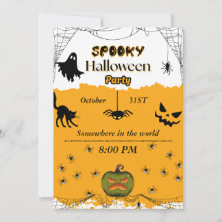 Invitación Halloween party invitation