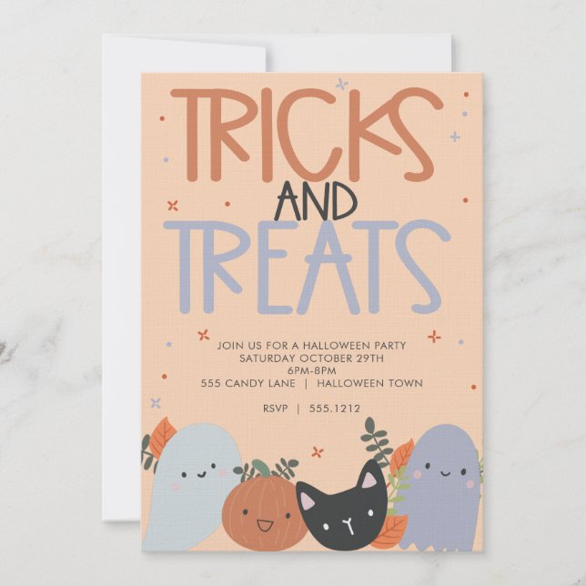 INVITACIÓN HALLOWEEN PARTY INVITE (Anverso)