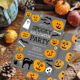 Invitación HALLOWEEN PARTY Jack-o-lanterns Personalizado