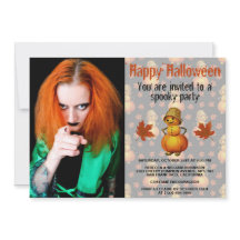 Halloween Party Spookkin Pumpkin Man con gorra de