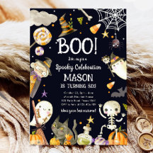 Halloween Party Spooky Celebration Boy Cumpleaños