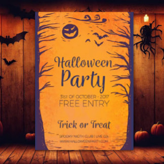Invitación Halloween Party Trick or Treat Invitations