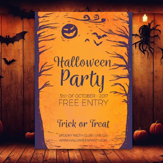Invitación Halloween Party Trick or Treat Invitations (Subido por el creador)