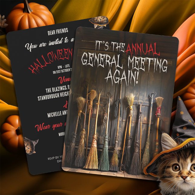 Invitación Halloween, reunión de la ciudad de las brujas rust (Subido por el creador)