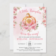 Halloween rosa y dorado Halloween Pequeña Calabaza