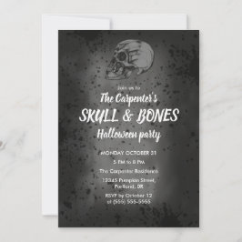 Invitación Halloween Skull