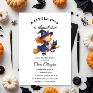 Invitación Halloween Sloth Primera ducha de bebé de Halloween
