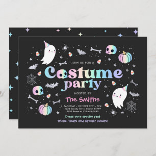Invitación Halloween Spooktacular Costume Fiesta Cuto Fantasm