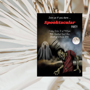 Invitación Halloween Spooktacular - Fiesta divertido y espelu