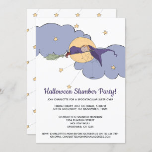 Invitación Halloween Spooktacular Slumber Fiesta