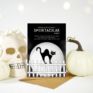 Invitación Halloween Spooktacular Spookular Spookular Black C