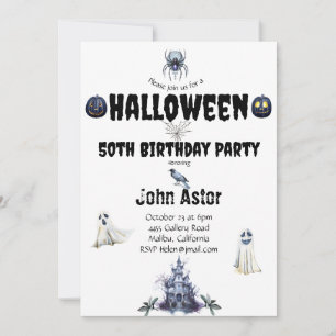 Invitación Halloween Spooky