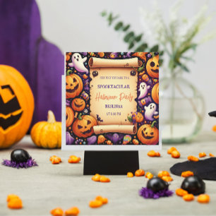 Invitación Halloween Spooky Night Bash: Únete a nosotros por