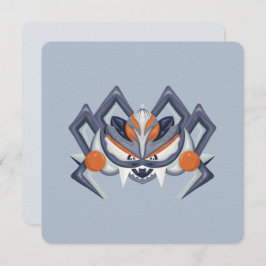 Invitación Halloween Spooky Spider / Rey de Calabaza