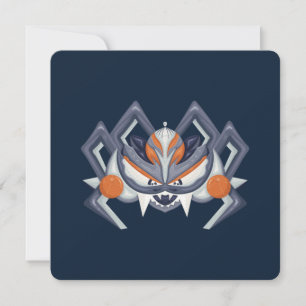 Invitación Halloween Spooky Spider / Rey de Calabaza