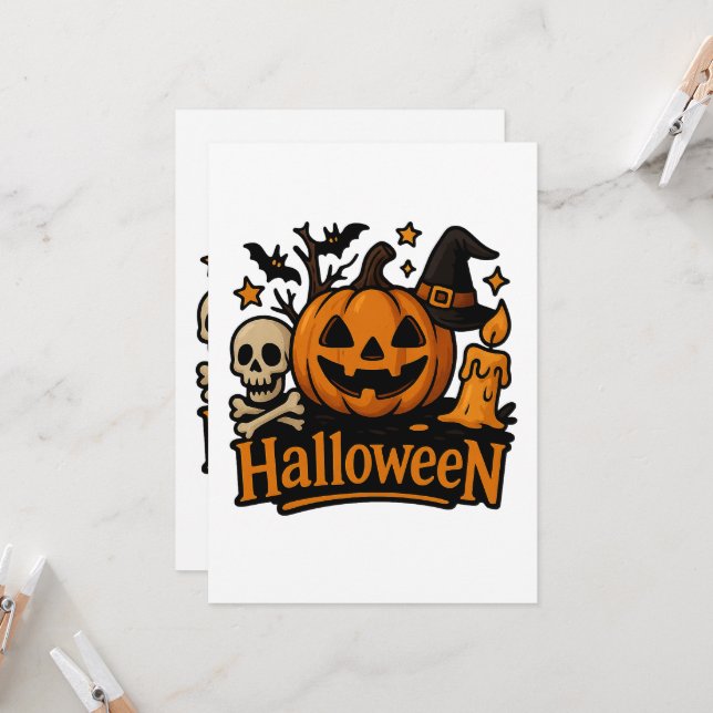 Invitación halloween themed invitations (Anverso/Reverso In Situ)
