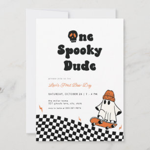Invitación Halloween Un Amigo Tonto Invitado de Cumpleaños