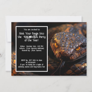 Invitación Halloween Venom & Vibes
