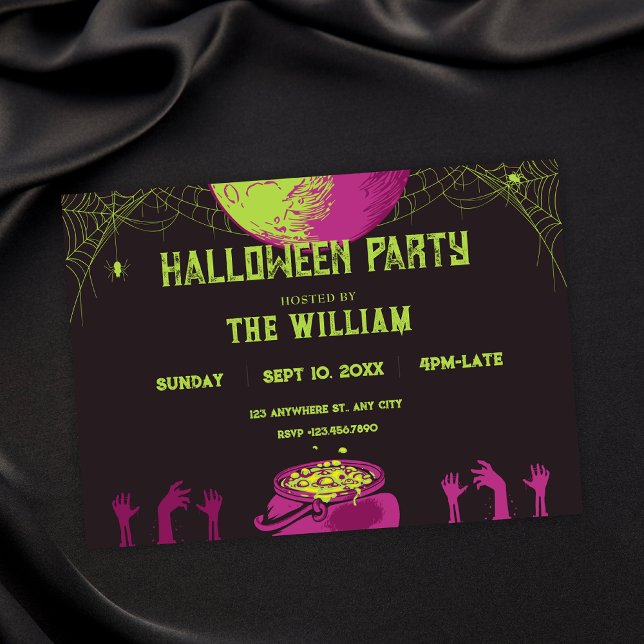 Invitación Halloween vintage  (Subido por el creador)