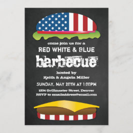 Invitación Hamburguesa Patriótica