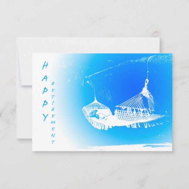 Invitación Hammock - Feliz Fiesta de Jubilación 01 (Anverso)