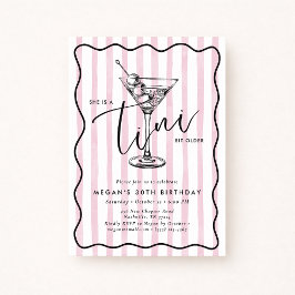 Invitación Hand Drawn A Tini Bit Older 30’s Birthday Party 