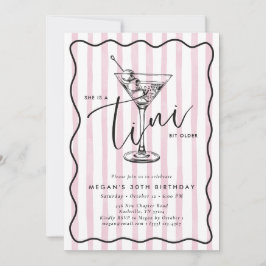 Invitación Hand Drawn A Tini Bit Older 30’s Birthday Party