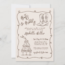 Invitación Hand Drawn Country Bridal Shower