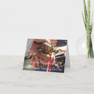 Invitación Handfasting/invitación de la boda