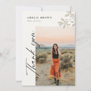 Invitación Handwriting Graduation Thank You Card